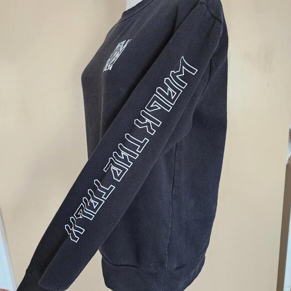 Black Walk The Talk Sweater, Men's M - Picture 3 of 9